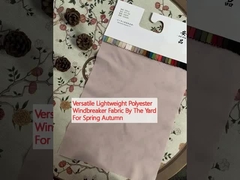Áp dụng đa năng và nhẹ Polyester Windbreaker Fabric By The Yard cho mùa xuân
